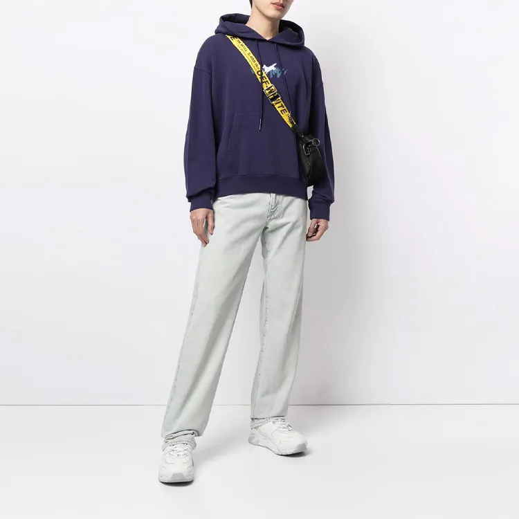 OFF WHITE SS21 Sweatshirt Men's Dark Purple-3