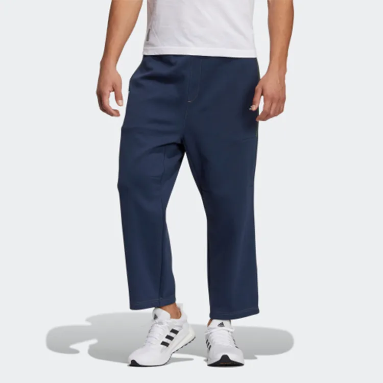 Adidas Wuji Series Knitted Sweatpants Men's Navy Blue-2