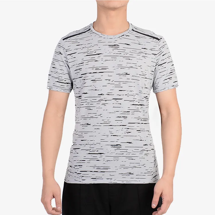 Nike T Shirts Men Gray-2