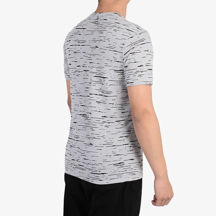 Nike T Shirts Men Gray-1