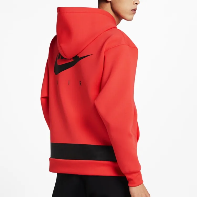 Jordan Sweatshirts Men Orange Red-4