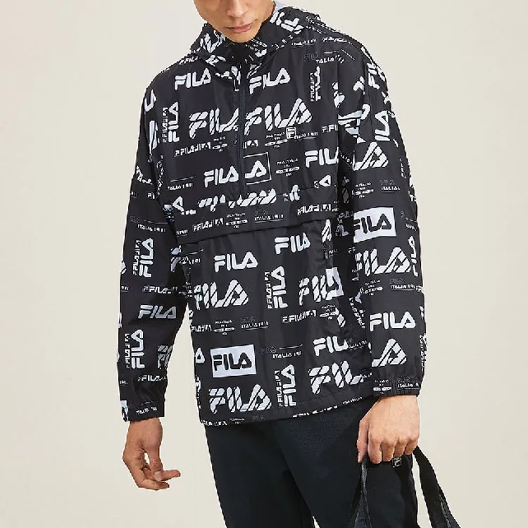 FILA Jackets Men Black-4