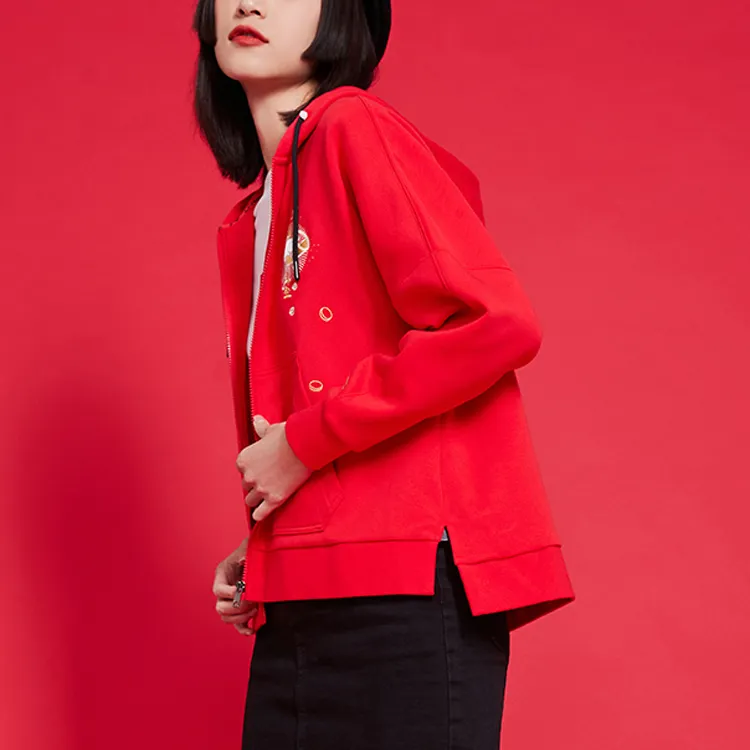 LINING Sweatshirts Women's Vermilion-3