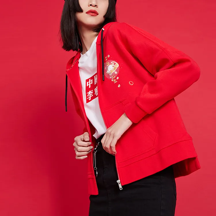 LINING Sweatshirts Women's Vermilion-2