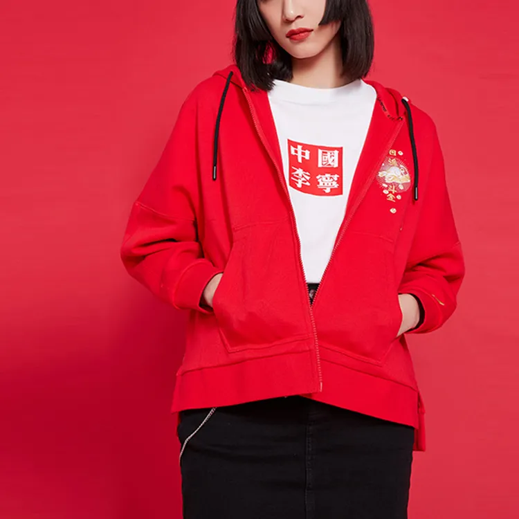 LINING Sweatshirts Women's Vermilion-4