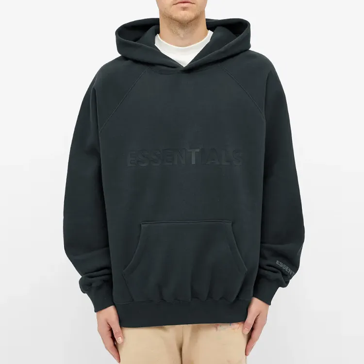 Fear Of God Essentials X Ssense Pullover Hoodie Applique Logo-2