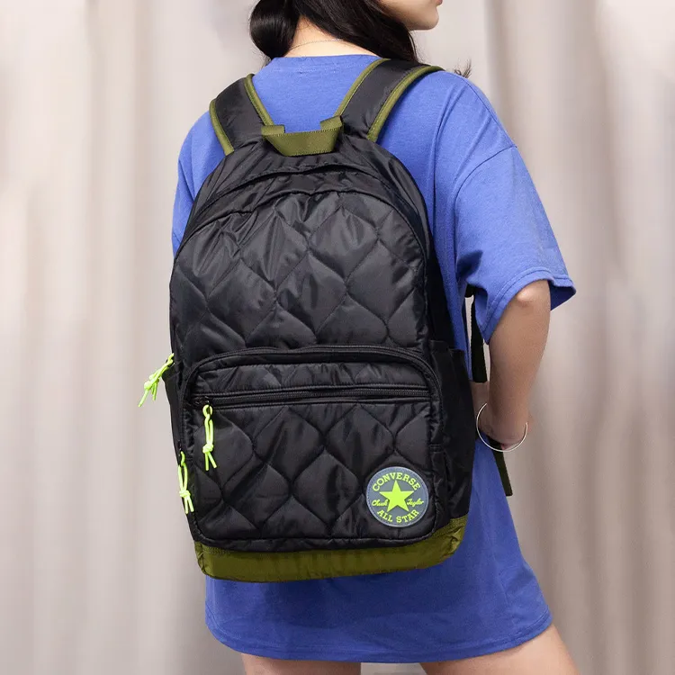 Converse Polyester Backpack Regular Unisex Black-5