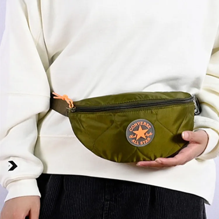 Converse Polyester Crossbody Bag, Sling Bag Regular Unisex Green-5