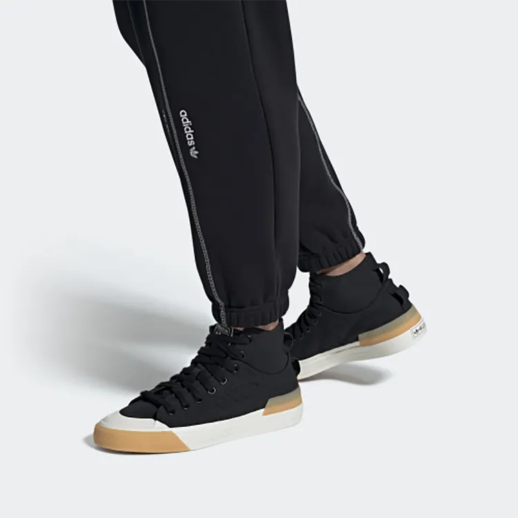 Adidas Nizza Hi Dl Black White-6