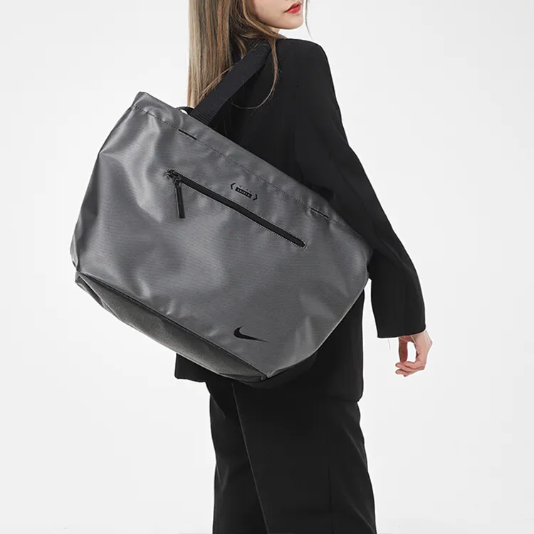 Nike Polyamide Shopping Bag Regular Unisex Gray With Beads-6