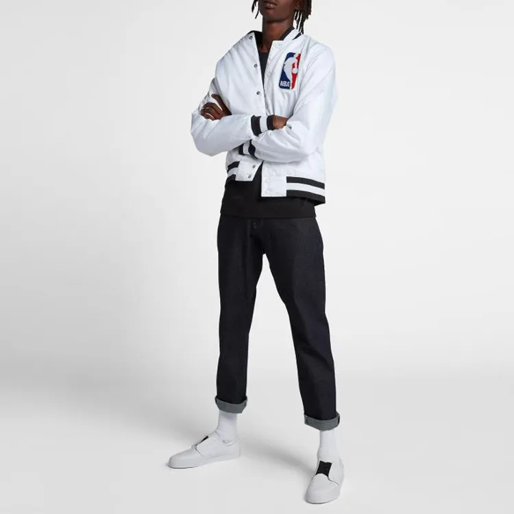 Nba X Nike Baseball Jerseys Men White-2