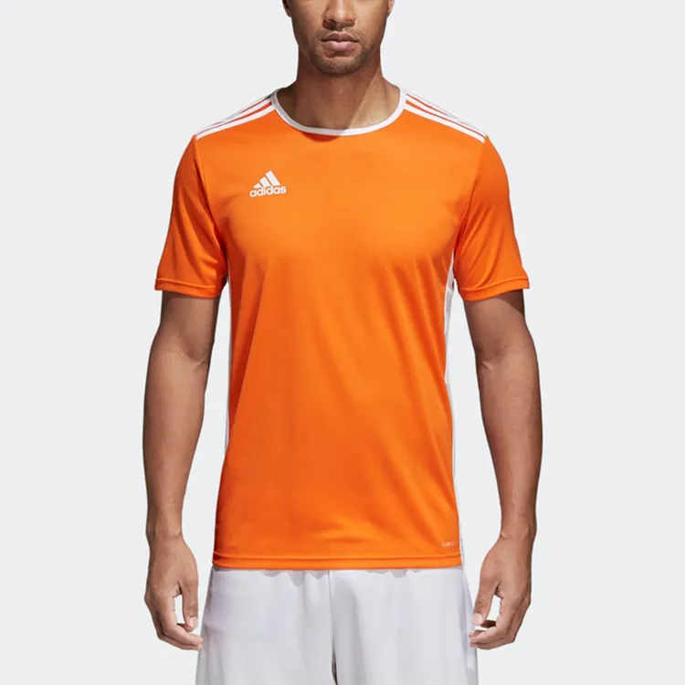 Adidas Soccer Jerseys Men Orange Yellow-2