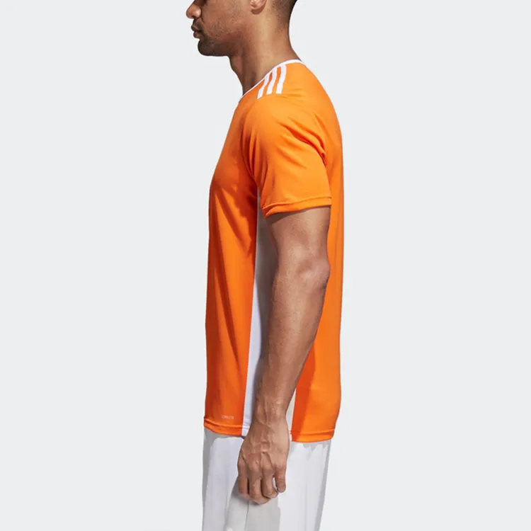 Adidas Soccer Jerseys Men Orange Yellow-3