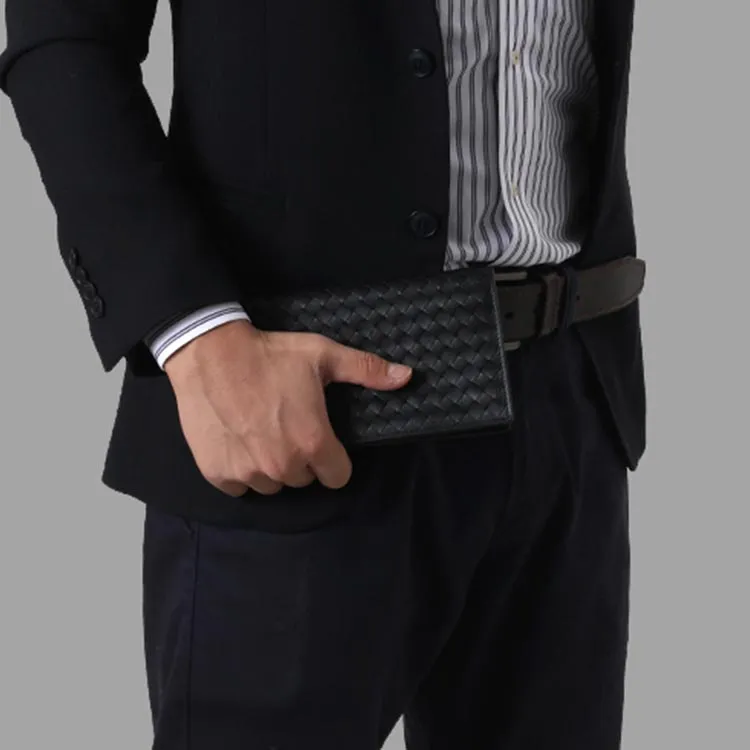 Bottega Veneta Cow Leather Wallet Men's Black-5