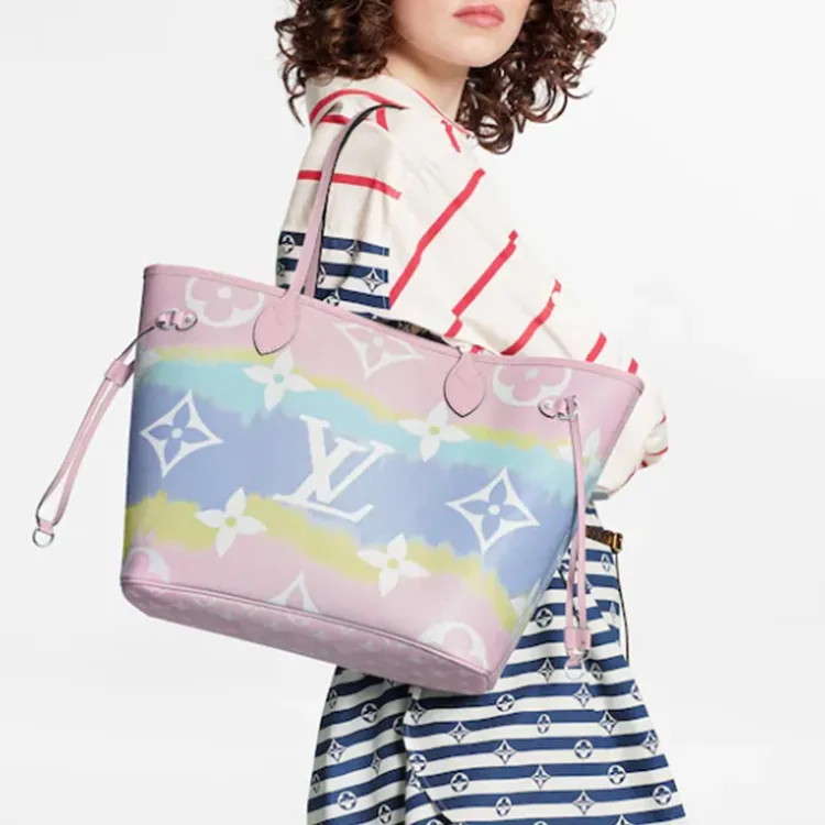 LOUIS VUITTON Neverfull Lv Escale Mm Pastel-5