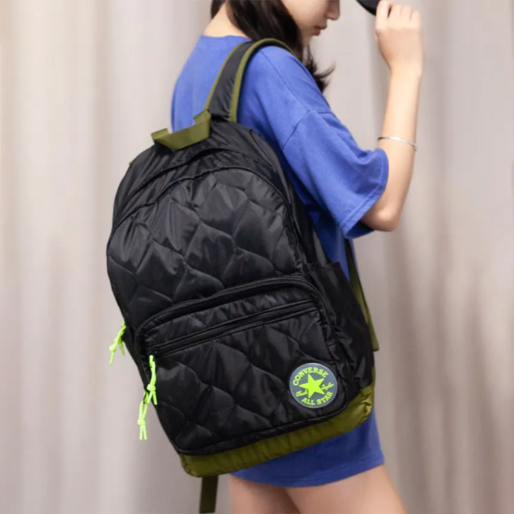 Converse Polyester Backpack Regular Unisex Black-3