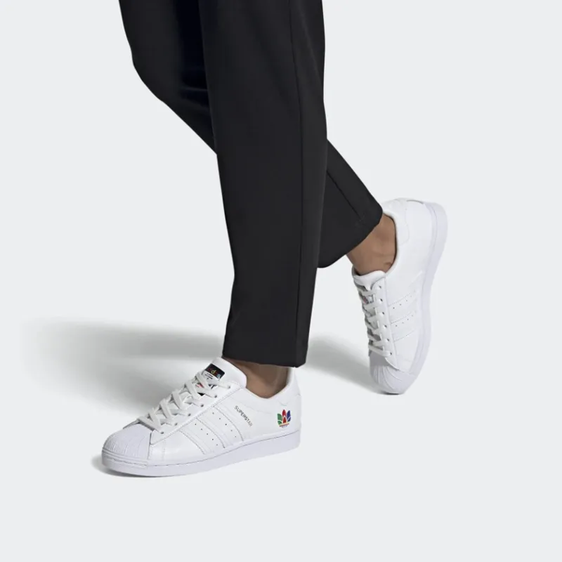 Adidas Superstar White Trefoil Women's-6