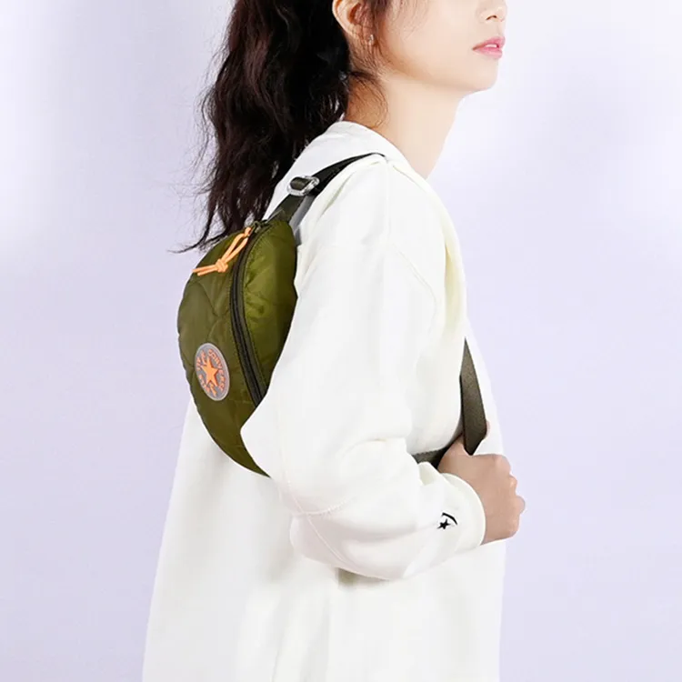 Converse Polyester Crossbody Bag, Sling Bag Regular Unisex Green-6