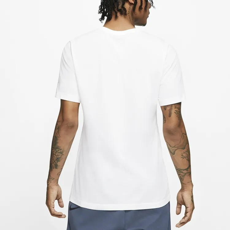 Nike Dri Fit T Shirts Men White-2