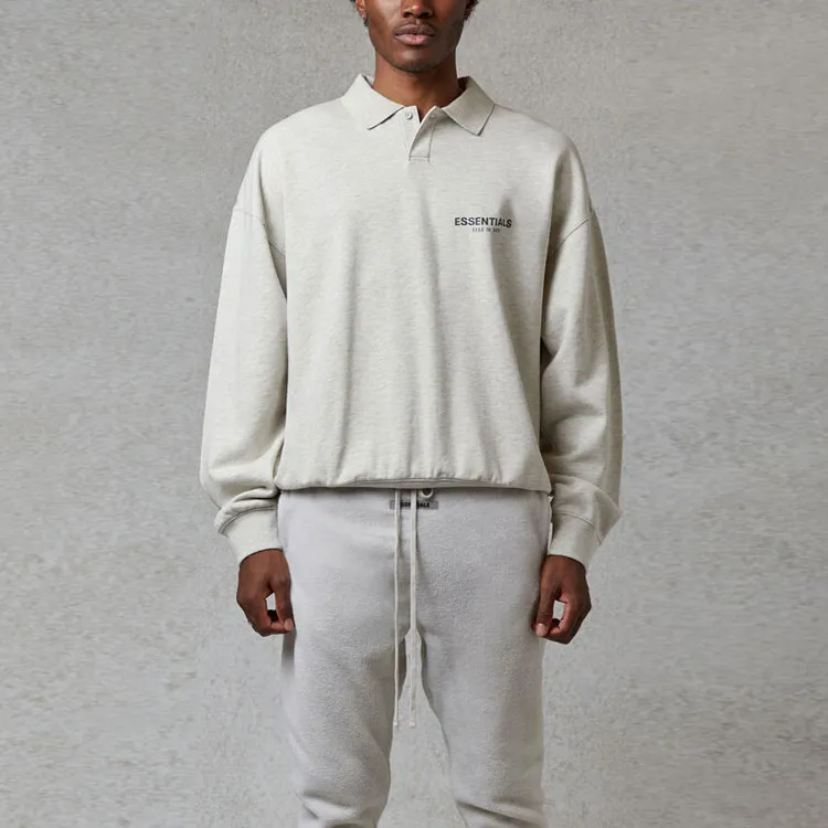 Fear Of God Essentials FW20 Polo Shirt Unisex Oat-2