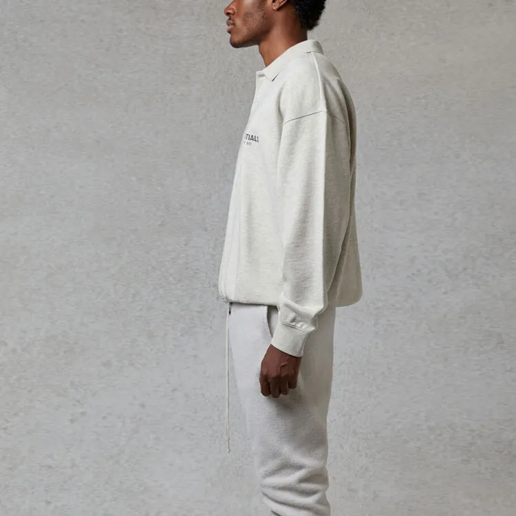 Fear Of God Essentials FW20 Polo Shirt Unisex Oat-3