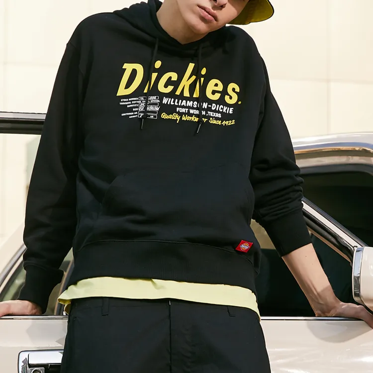 Dickies Hooded Loose Fit Sweatshirt Men's Black-4
