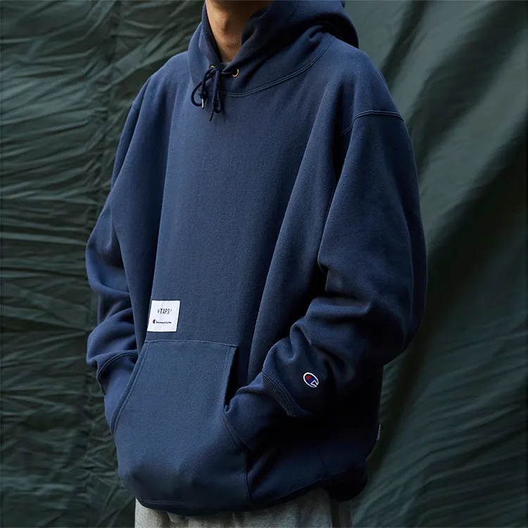 WTAPS X Champion Reverse Weave R Hooded Sweatshirt-1