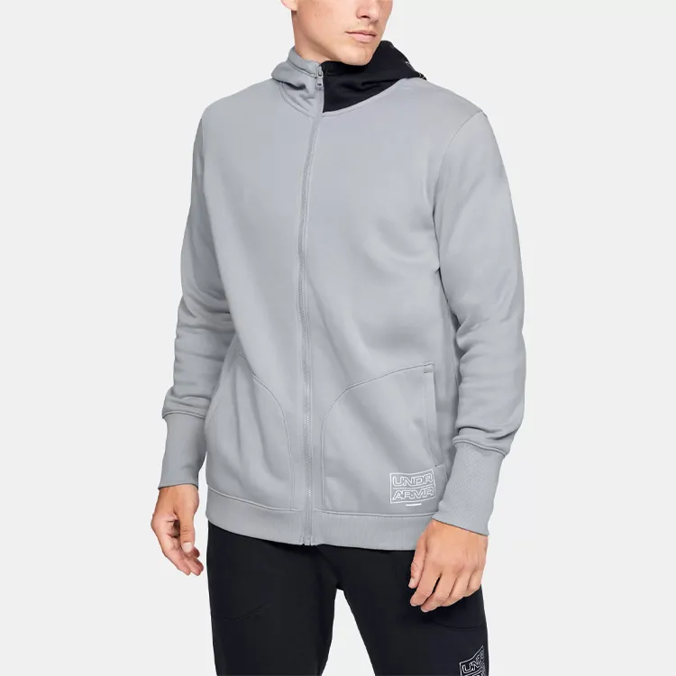 Under Armour Baselin Jackets Men Modern Gray-3