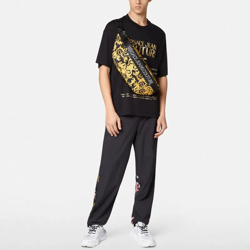 VERSACE JEANS COUTURE T Shirt Men's Black-2