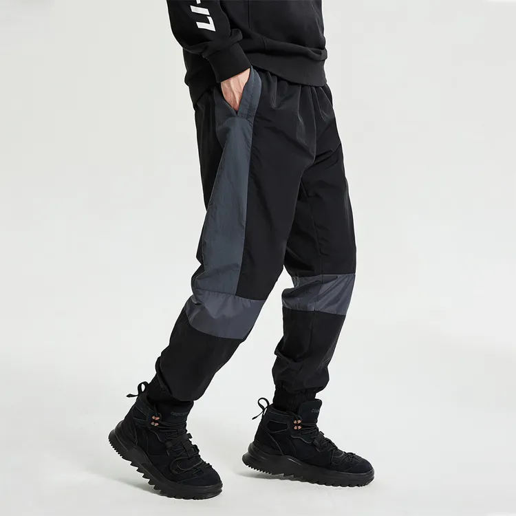 LiNing Knitted Sweatpants Men's Black-5