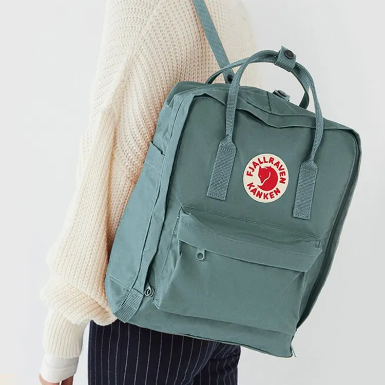 Fjallraven 16L Backpack Outdoor Bag Nylon Frost Green Unisex-4