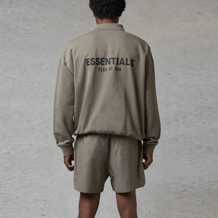 Fear Of God Essentials Long Sleeve Boxy Polo-1
