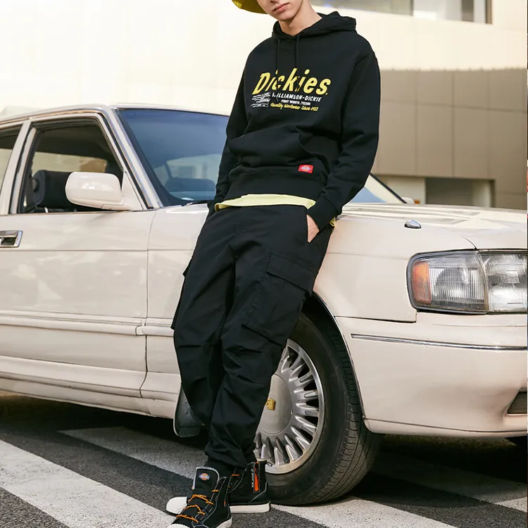 Dickies Hooded Loose Fit Sweatshirt Men's Black-3