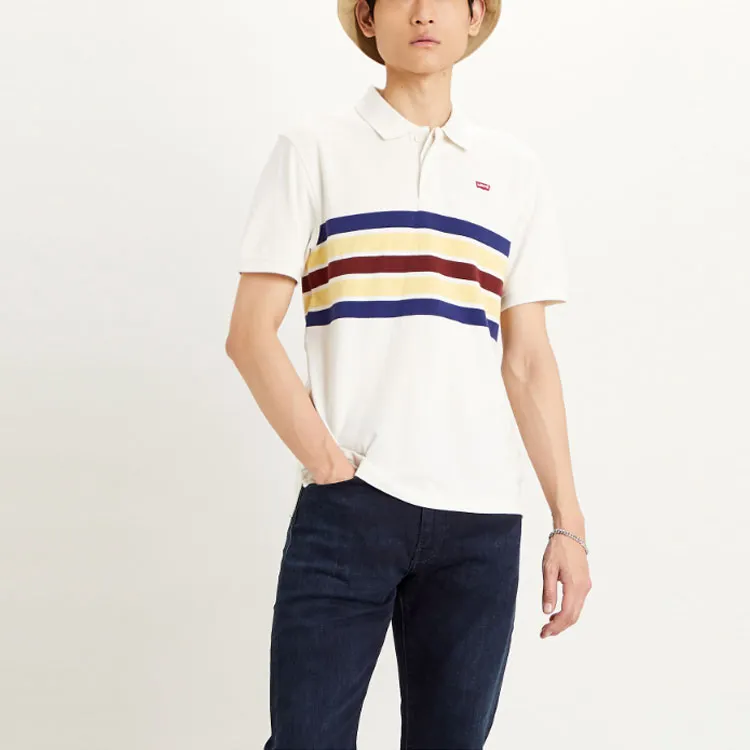 Levis Polo Shirts Men White-2