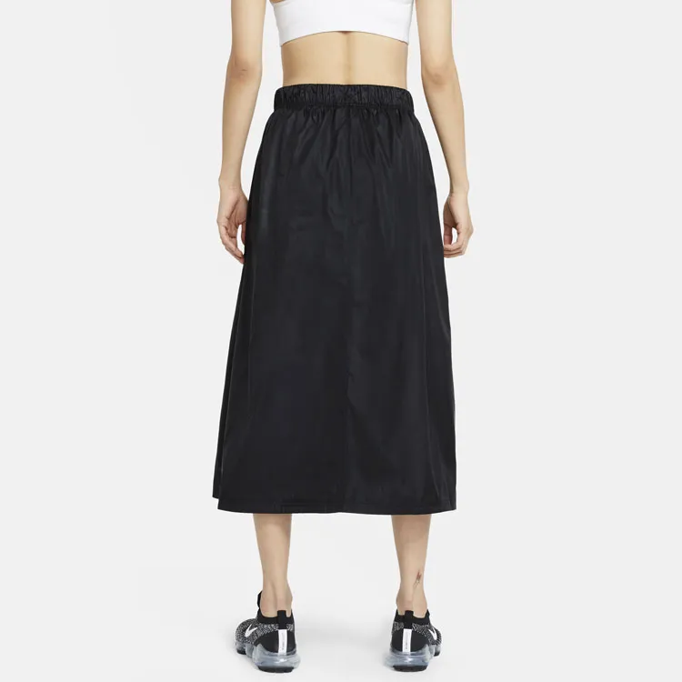Nike Casual Long Skirts Women's Black-1