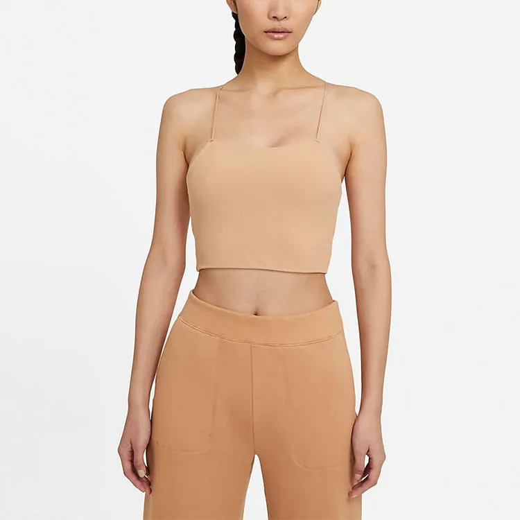 Nike Tank Tops Women's Praline Brown-2