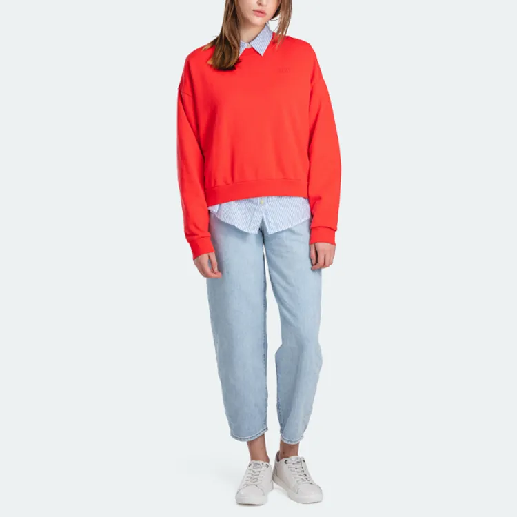 Levis Sweatshirts Women's Red-2