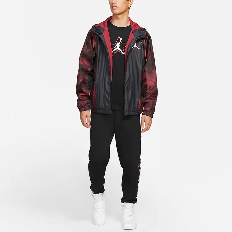 Jordan Jackets Men Gym Red-4