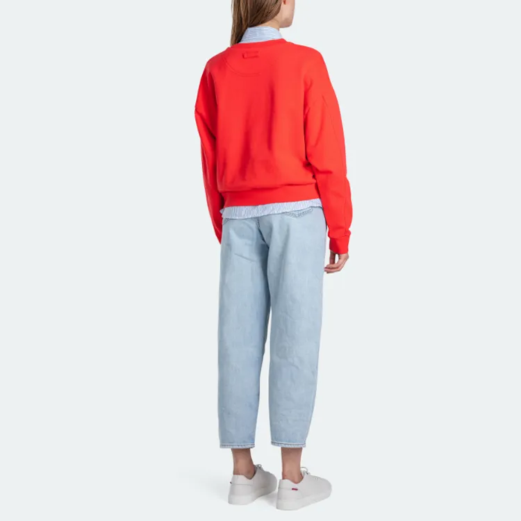 Levis Sweatshirts Women's Red-4