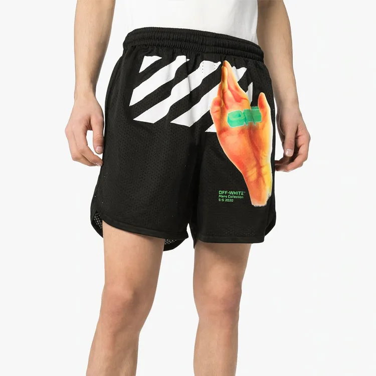 OFF WHITE Ss20 Casual Shorts Men Black-1