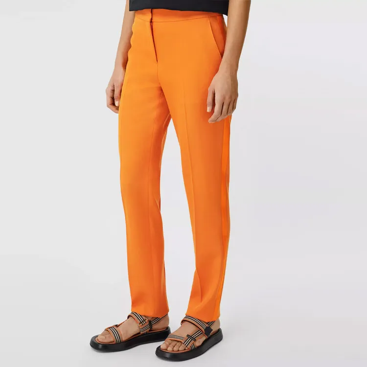Burberry Casual Pants Women's Orange-2