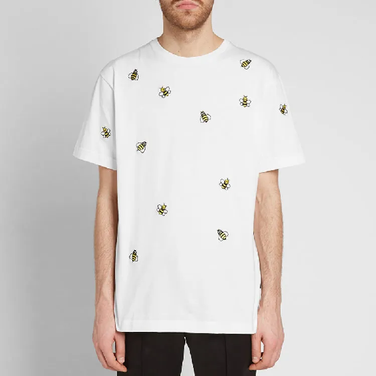 KAWS X DIOR Embroidered Bee T shirt-1