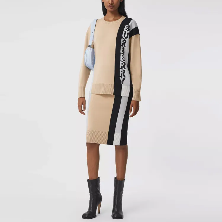 Burberry Knitwear Women's Soft Yellow Brown-1