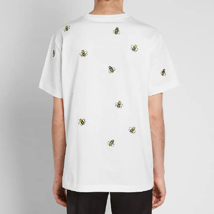 KAWS X DIOR Embroidered Bee T shirt-2