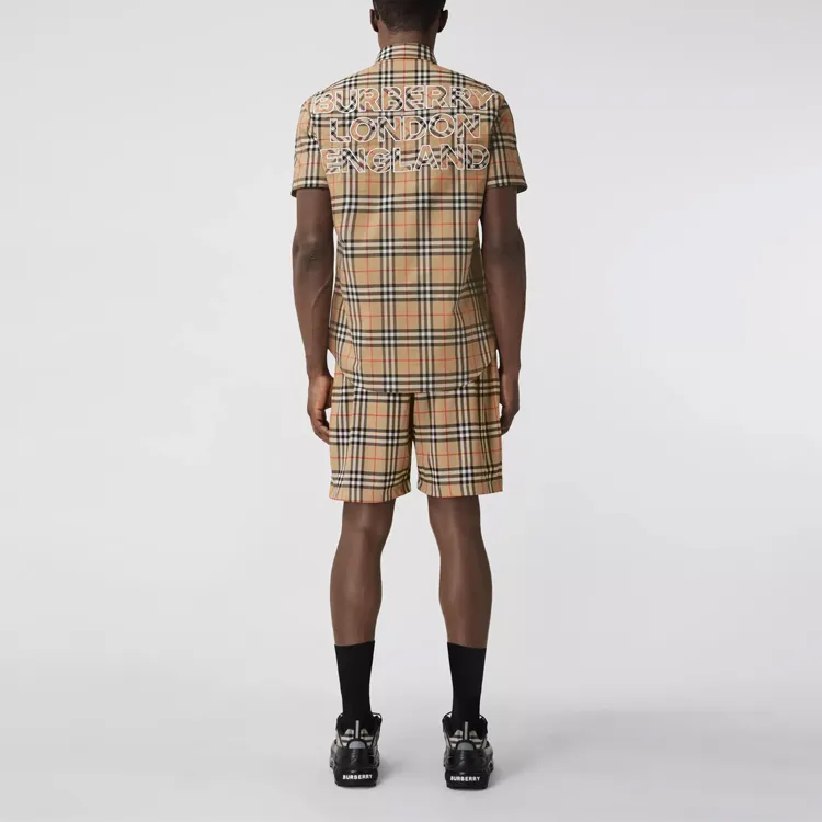 Burberry Shirts Men Beige-2