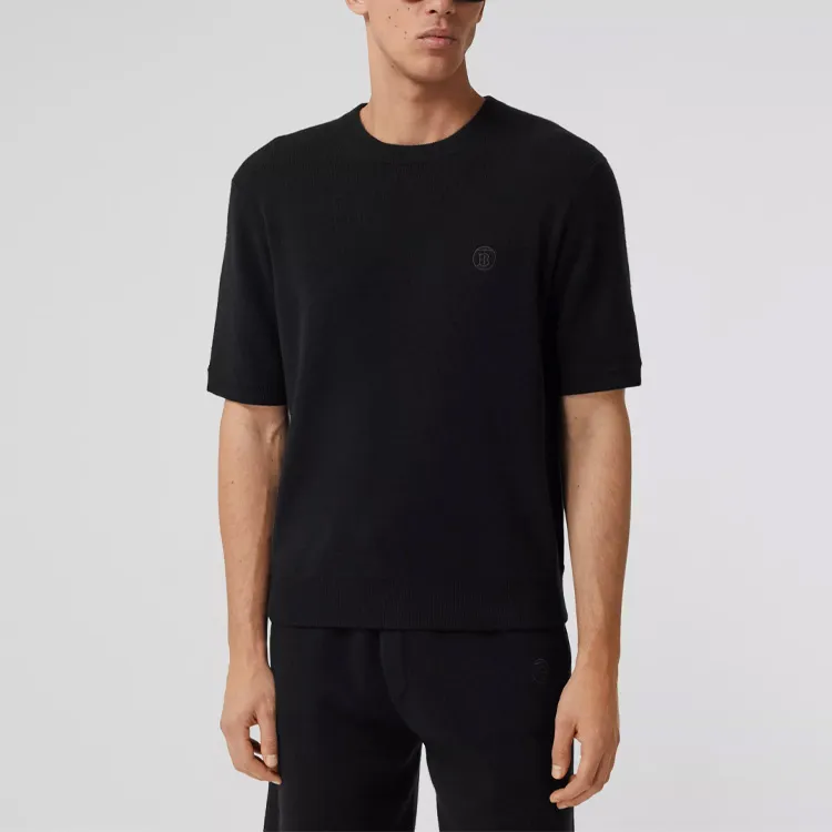 Burberry Crewneck Ribbed Cashmere Shirt-2