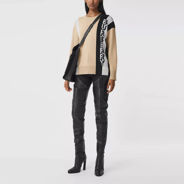 Burberry Knitwear Women's Soft Yellow Brown-2