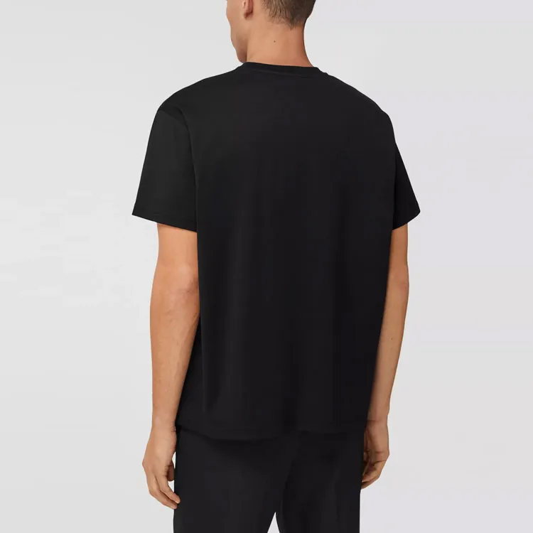 Burberry T Shirts Men Black-4