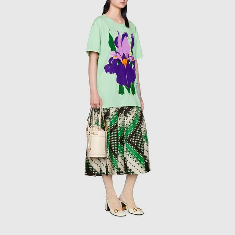 GUCCI Epilogue Series T Shirt Women's Mint Green-3
