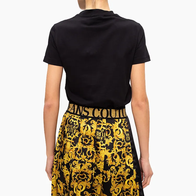 VERSACE JEANS COUTURE SS21 T Shirt Women's Black-4